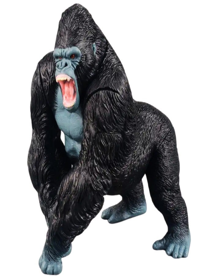 Mallexo مجموعة ألعاب غوريلا ماليكسو كبيرة الحجم، قطعة واحدة، مجسم كينغ كونغ، لعبة حركة حيوانية للأطفال من الجنسين | وضع القتال، هياج، مجموعة ألعاب كونغ الشمبانزي الشهيرة | ألعاب قرد، عنصر زينة، هدايا عيد ميلاد - Image 1